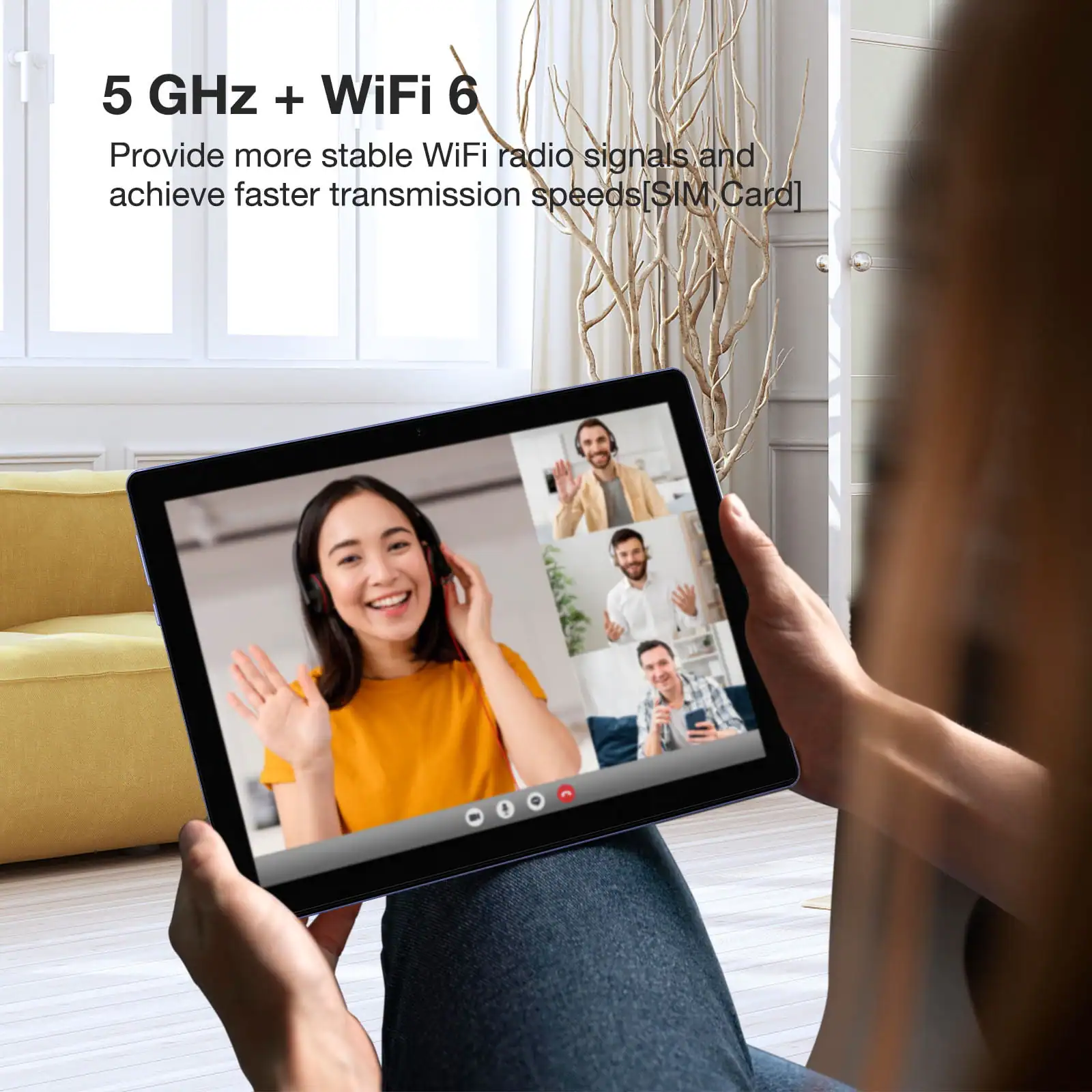 5 GHz + WiFi 6

Provide more stable WiFi radio signals and achieve faster transmission speeds [SIM Card]
