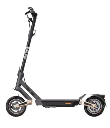 Front. NAVEE - ST3 Electric Scooter w/37.3 miles Max Operating Range & 24.9 mph Max Speed - Black.