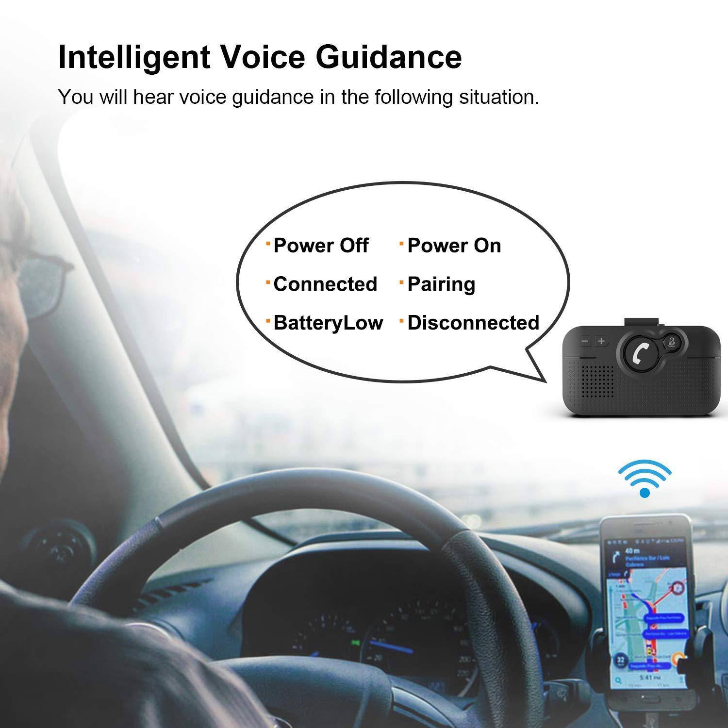 Intelligent Voice Guidance

You will hear voice guidance in the following situation.

- Power Off
- Power On
- Connected
- Pairing
- Battery Low
- Disconnected