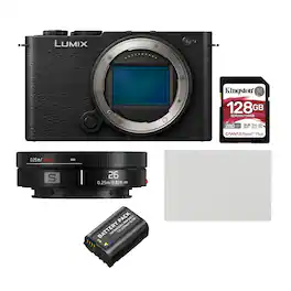 Panasonic - LUMIX S9 Full Frame Camera bundle - Yellow
