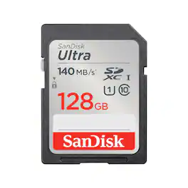 SANDISK - Ultra 128GB SDXC UHS-I Class 10 Memory Card