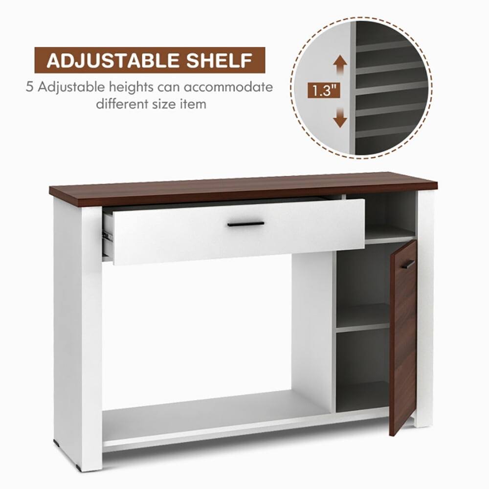 ADJUSTABLE SHELF  
5 Adjustable heights can accommodate different size item  
1.3"