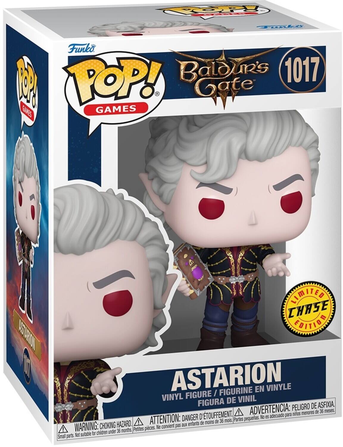 TOP 3 T Funk POP! BalduRs 1017 M Gate GAMES GAMES ASTARION T LIMITED CHASE EDITION ASTARION FIGURINE EN VINYLE FIGURE / VINYL DE VINIL FIGURA PELIGRO DE ASFIXIA. 'TOUFFEMENT. ADVERTENCIA: para nios menores de 36 meses. DANGER D pequeas. No es penoae HAZARD. ATTENTION: aux enfants de moins de 36 mois. Partes WARNING: CHOKING Petites pieces. Ne convient pas for children under 36 months Smal parts Not suitable