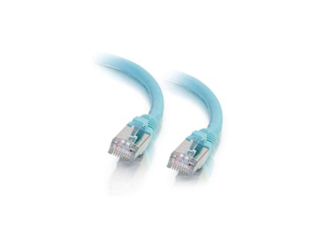 Alt View 1. Cables to Go - C2G 00749 Cat6a Cable - Snagless Shielded Ethernet Network Patch Cable, Aqua (10 Feet, 3.04 Meters) - Aqua.