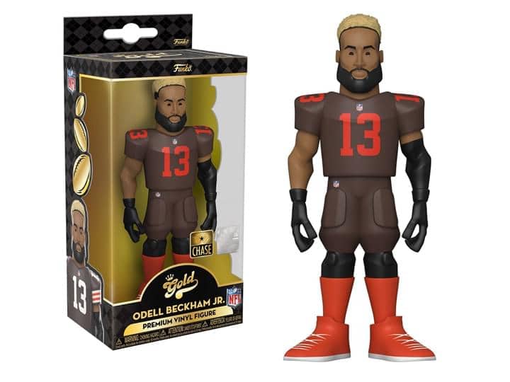 Cleveland Browns NFL Funko Gold 5 Inch Vinyl Figure | Odell Beckham Jr CHASE - Brown price history on PriceWatchPro