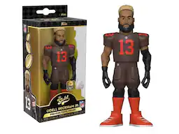 Cleveland Browns NFL Funko Gold 5 Inch Vinyl Figure | Odell Beckham Jr CHASE