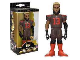 Cleveland Browns NFL Funko Gold 5 Inch Vinyl Figure | Odell Beckham Jr CHASE - Brown