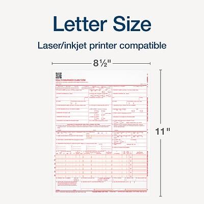 Letter Size  
Laser/inkjet printer compatible  
8½" x 11"