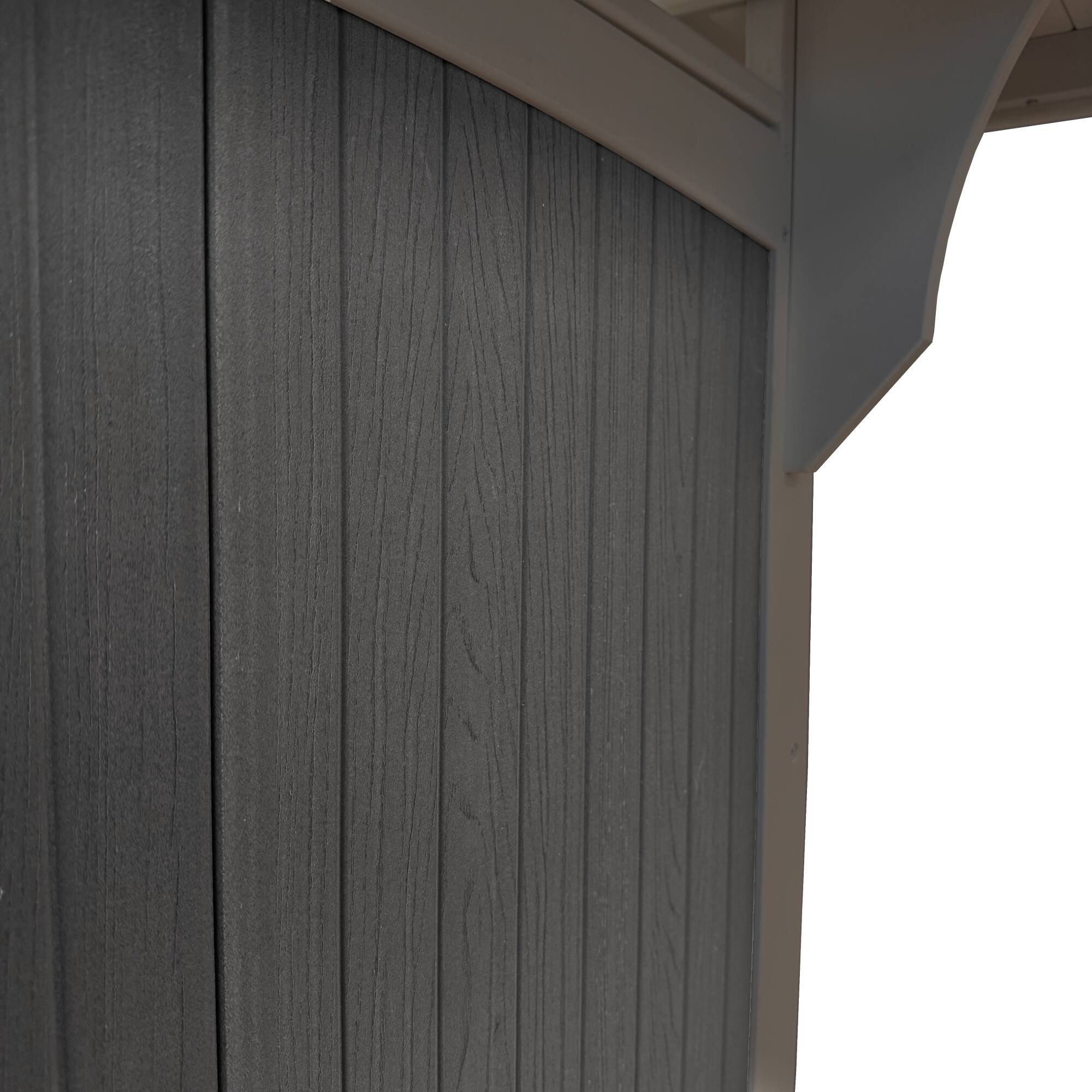 Alt View 2. LuXeo - Cancun HDPE Serving Bar, Gray Two-Tone - Gray.