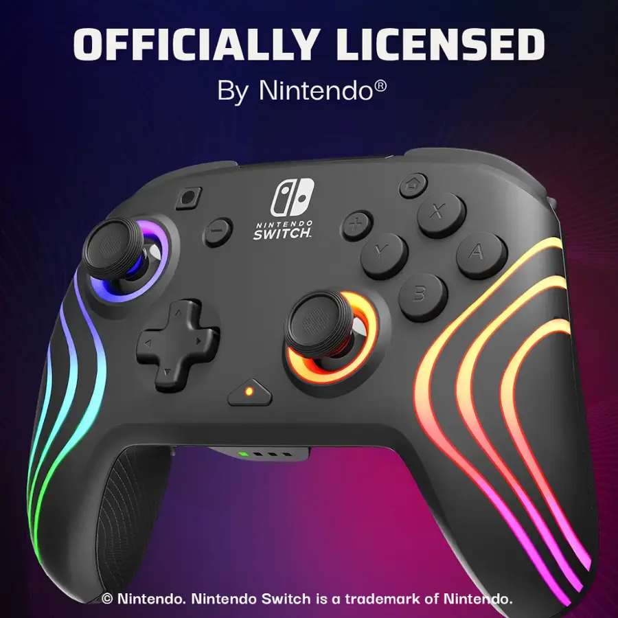 Officially licensed by Nintendo - a Nintendo Switch.