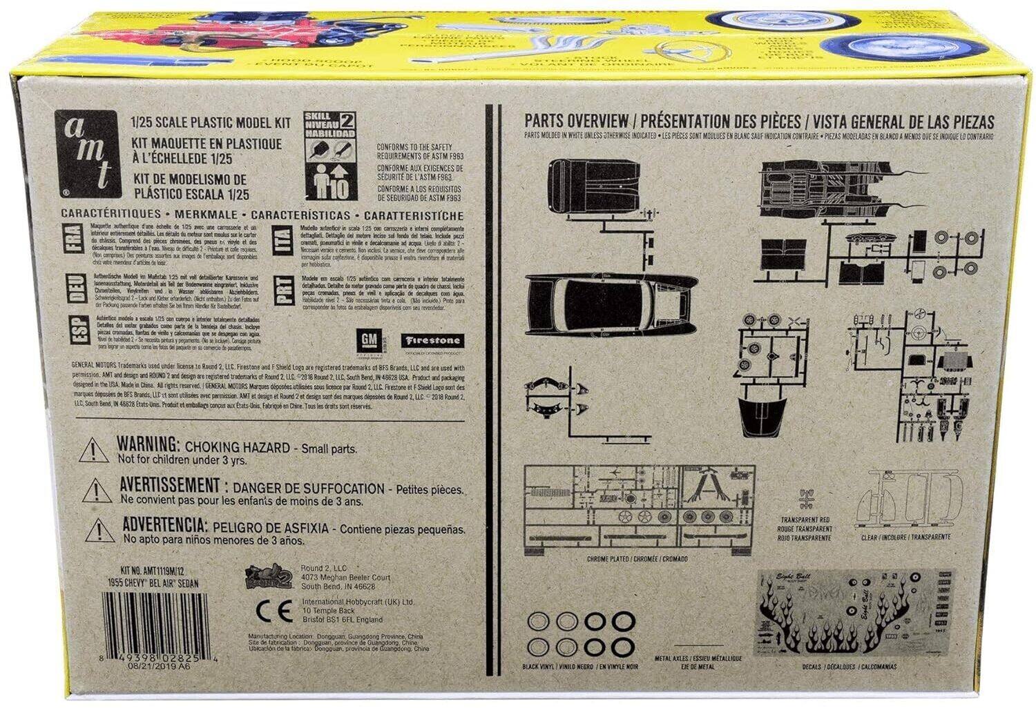 **1/25 SCALE PLASTIC MODEL KIT**

**SKILL LEVEL 2**

**NIVEAU 2**

**HABILIDAD 2**

**KIT MAQUETTE EN PLASTIQUE À L'ÉCHELLE 1/25**

**KIT DE MODELISMO DE PLÁSTICO ESCALA 1/25**

**CONFORMS TO THE SAFETY REQUIREMENTS OF ASTM F963**

**CONFORME AUX EXIGENCES DE SÉCURITÉ DE L'ASTM F963**

**CONFORME A LOS REQUISITOS DE SEGURIDAD ASTM F963**

**CARACTÉRISTIQUES • MERKMALE • CARACTERÍSTICAS**

**Maquette authentique à l'échelle de 1/25 avec un camioncito et un**

**Authentique Modelo en Plástico a escala 1/25 con un camioncito y un**

**Authentic Model in Plastic at 1/25 scale with a small truck and a**

**-**

**-**

**-**

**-**

**-**

**-**

**-**

**-