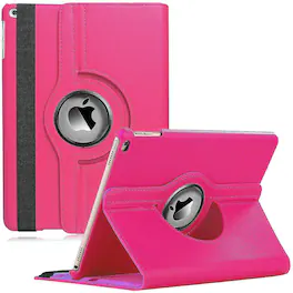 Entronix - 360� Rotating Case for iPad 10.2" (9th/8th/7th Gen) - Ultimate Protection & Versatility - Hot Pink