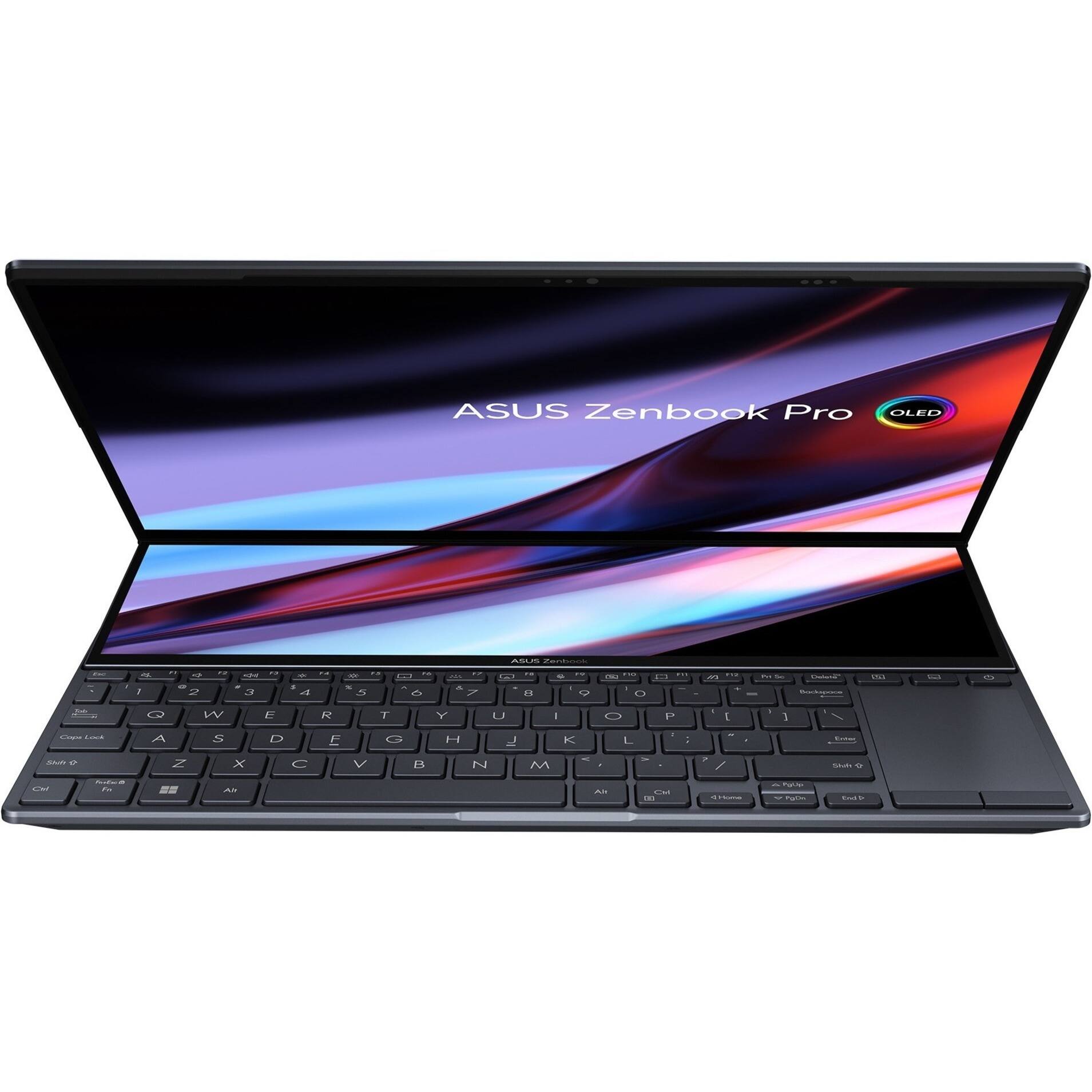Alt View 23. ASUS - Zenbook Pro 14 Duo OLED UX8402 14.5" Laptop - Intel Core i7 - Memory - 1 TB SSD - Tech Black.