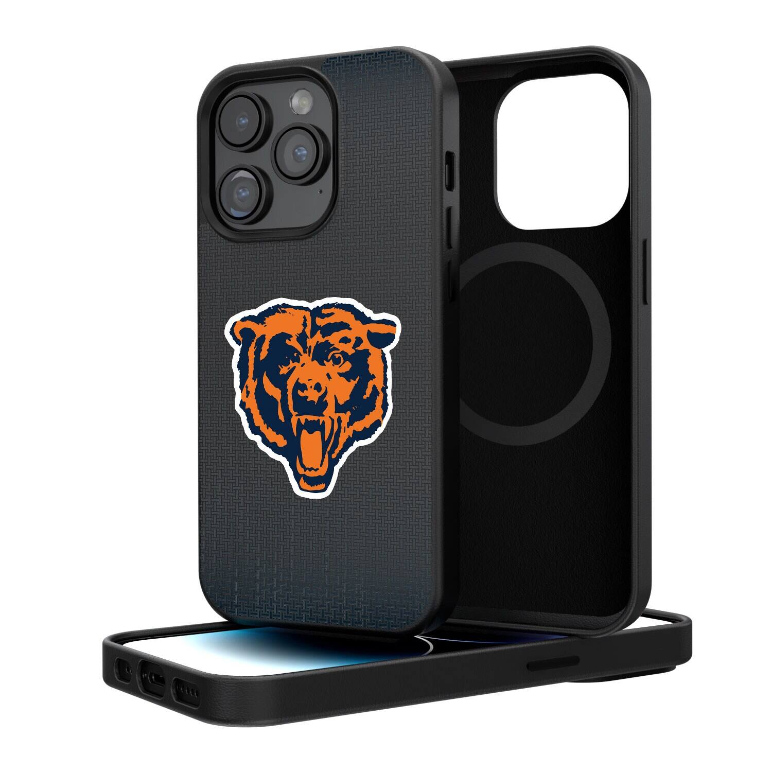 Keyscaper - NFL - Chicago Bears Linen Logo iPhone Magnetic Bump Case - 16 Pro - Black price history on PriceWatchPro