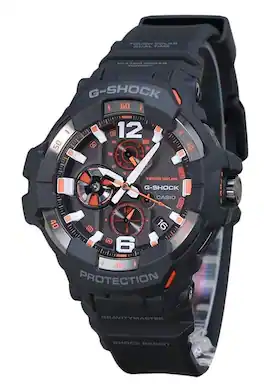 Casio - G-Shock Master Of G-Air Gravitymaster Smartphone Link Analog Tough Solar GR-B300-1A4 200M Men's Watch - Black