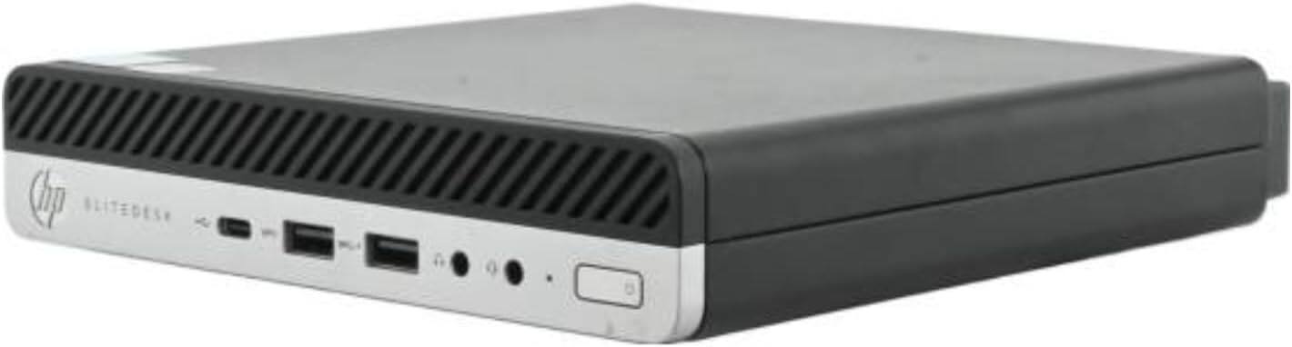 Back. HP - HP EliteDesk 705 G4 Mini Desktop PC, AMD Ryzen 5 Pro 2400GE up to 3.8GHz, 8GB DDR4 RAM, 256GB NVMe SSD, Windows 11 Pro - Black.