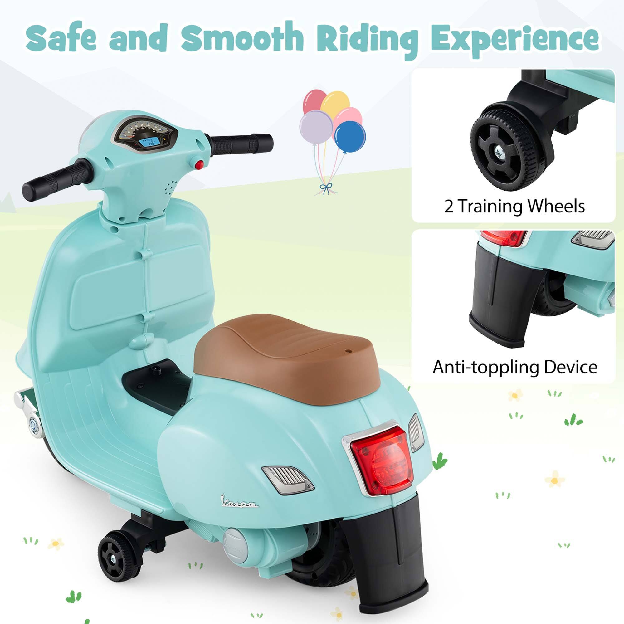 Safe and Smooth Riding Experience

2 Training Wheels

Anti-toppling Device