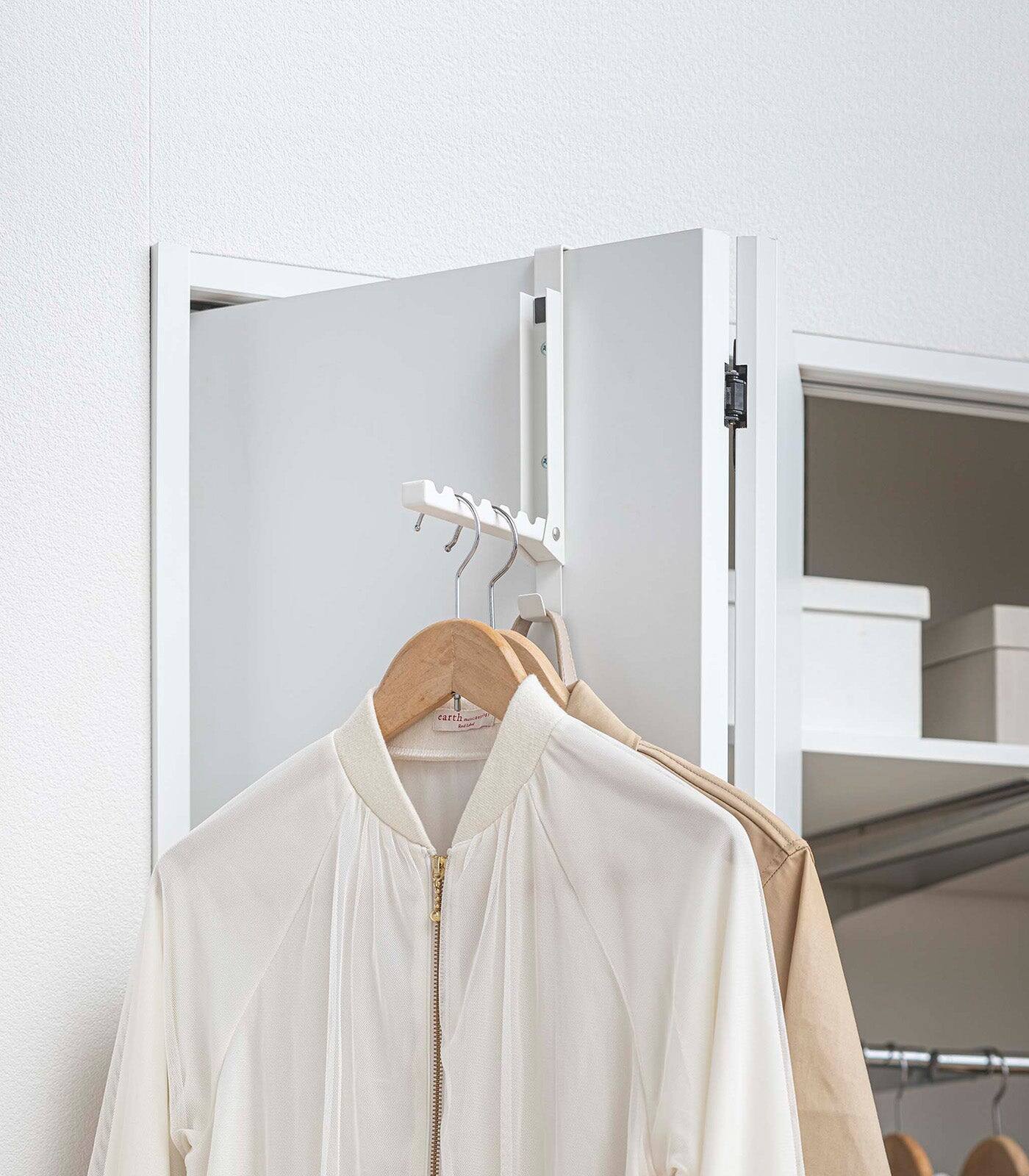 Alt View 8. Yamazaki Home - Over-the-Door Hook - Steel - White.