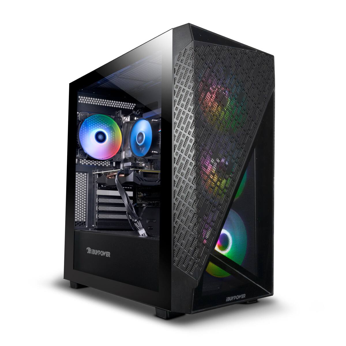 Best Buy: iBUYPOWER SlateMESH Gaming Desktop Intel i7-12700F 16GB DDR4  Memory NVIDIA GeForce RTX 3060 1TB HDD + 500 NVMe GB SSD Black SlateMESH2070