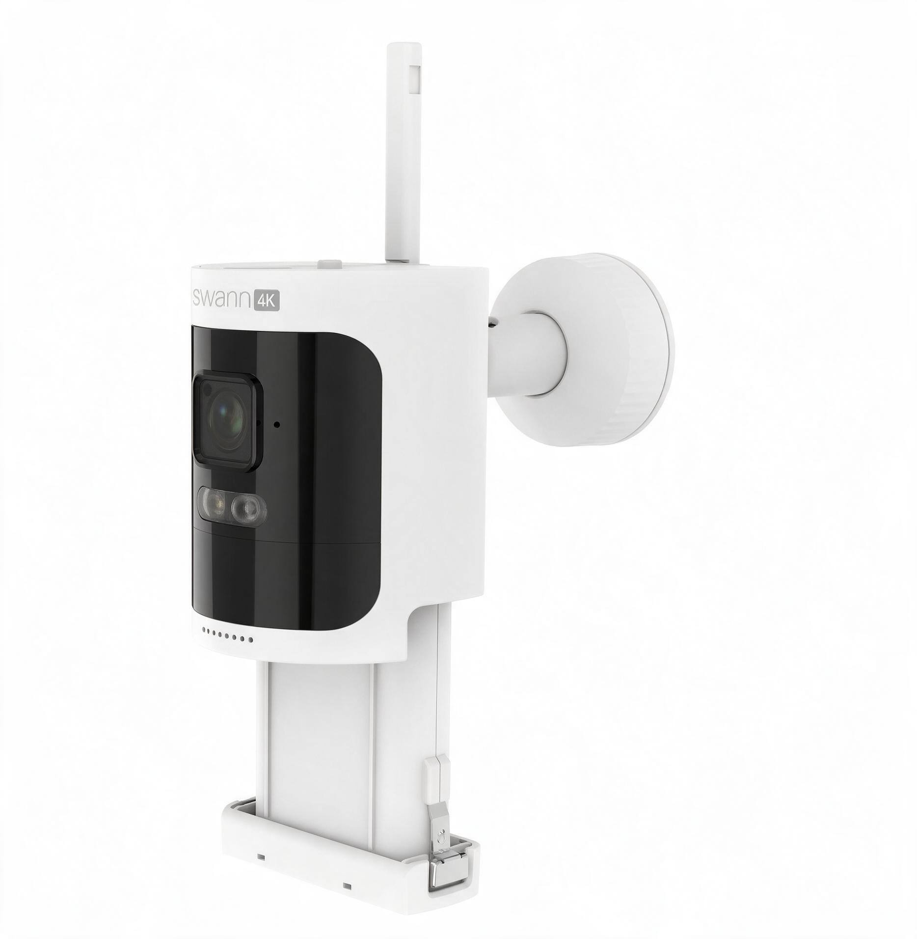 Angle. Swann - 4K Ultra HD Security Camera Extra 4K Wireless Camera for AllSecure4K Kits - White.