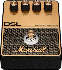 O 10 0 10 O 10 0 10 GAIN DEEP TONE VOLUME DSL DUAL SUPER LEAD DISTORTION Marshall
