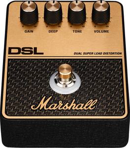 Marshall - DSL Overdrive/Distortion Pedal - Black/Gold