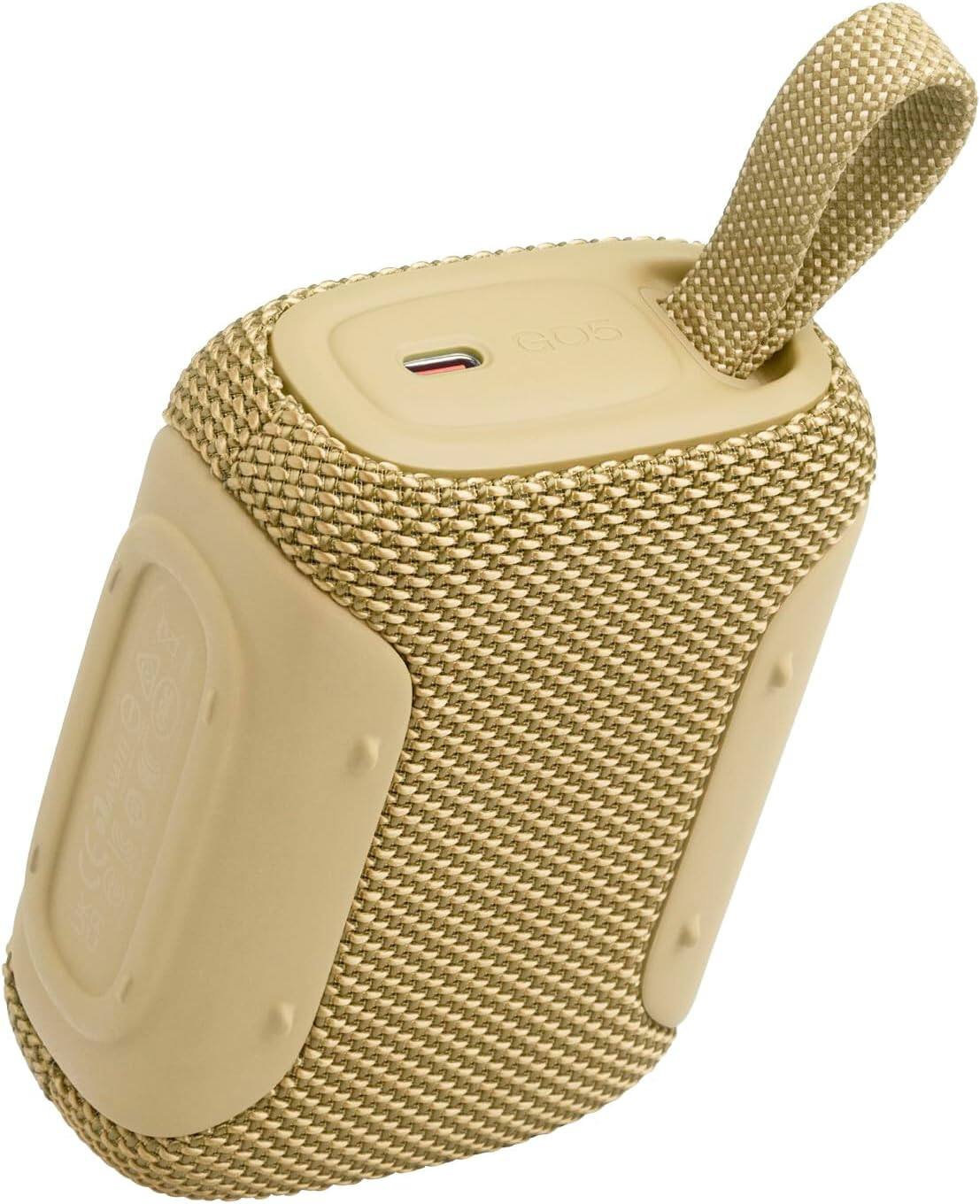 Back. JBL - Go 5 Portable Bluetooth Speaker Yellow - Yellow.