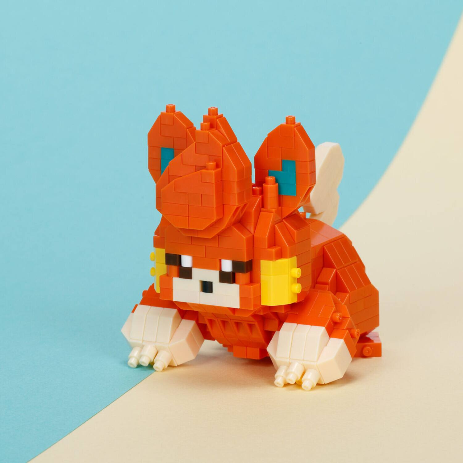 Alt View 4. Bandai - Nanoblock - Pokemon RS Series - Pawmi Building Kit   - COLLECTIBLES - Multicolor.