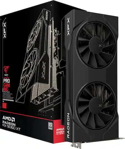 XFX Swift AMD Radeon RX 9060XT 16GB GDDR6 PCI Express 5.0 Gaming XFX Swift AMD Radeon RX 9060XT 16GB GDDR6 PCI Express 5.0 Gaming