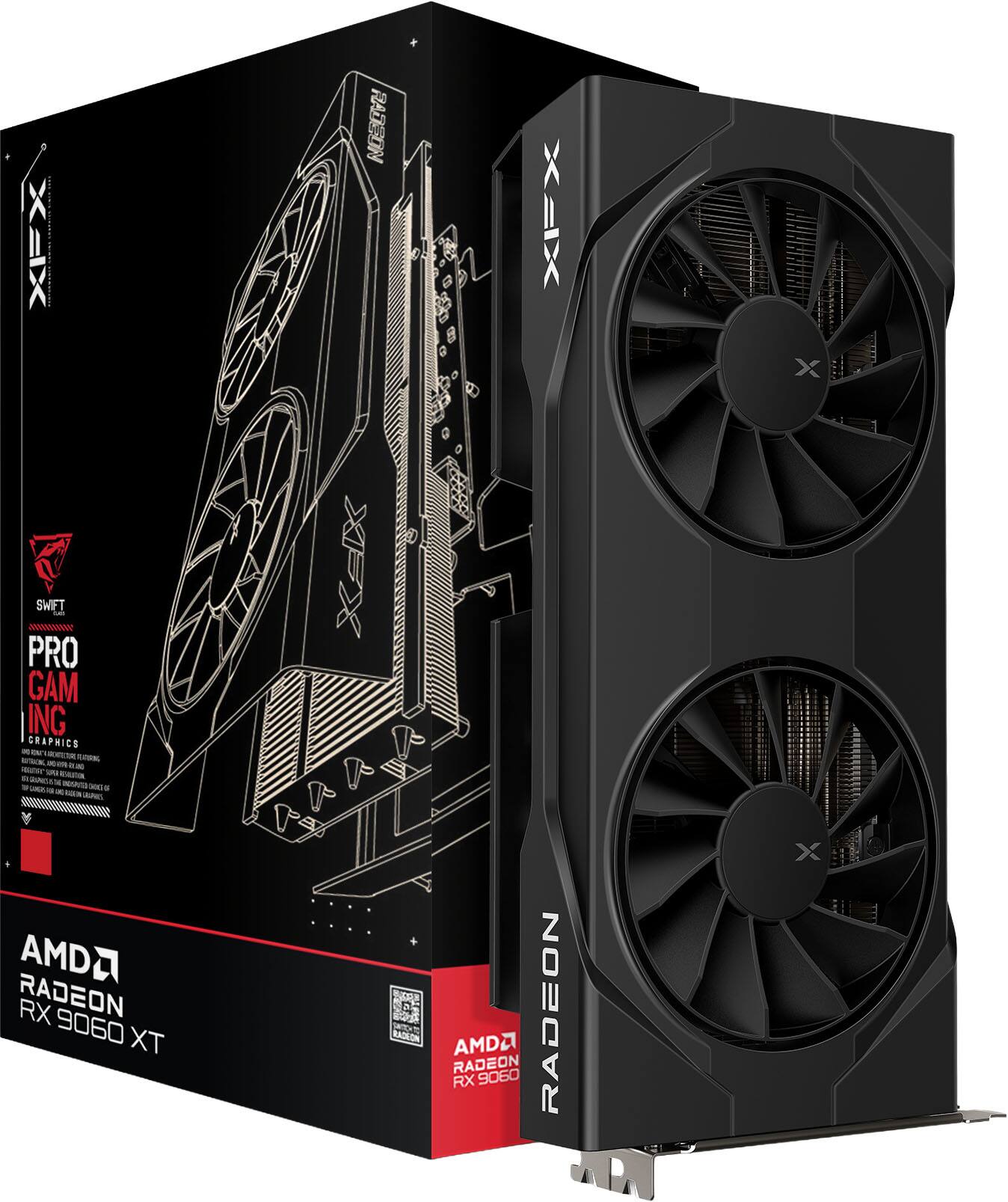 X=IX  
SWFT  
PRO GAMING GRAPHICS  
AMD RADEON RX 9060 XT  
AMD RADEON RX 9060