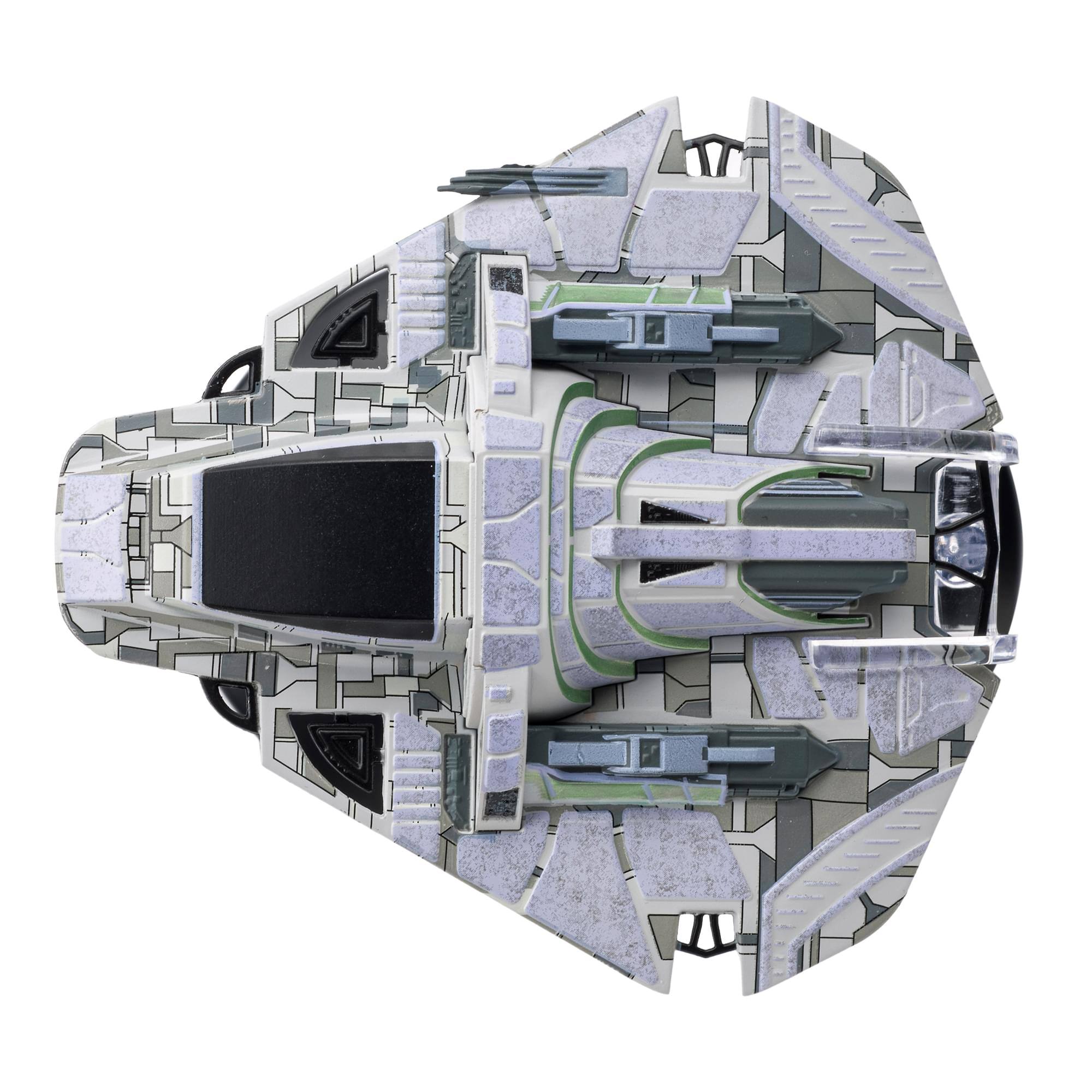 Alt View 4. Eaglemoss - Eaglemoss Star Trek Ship Replica | Bomar Patrol Ship - Grey.