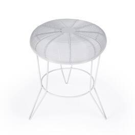 Butler Specialty - Allen Decorative Wire Side Table - White