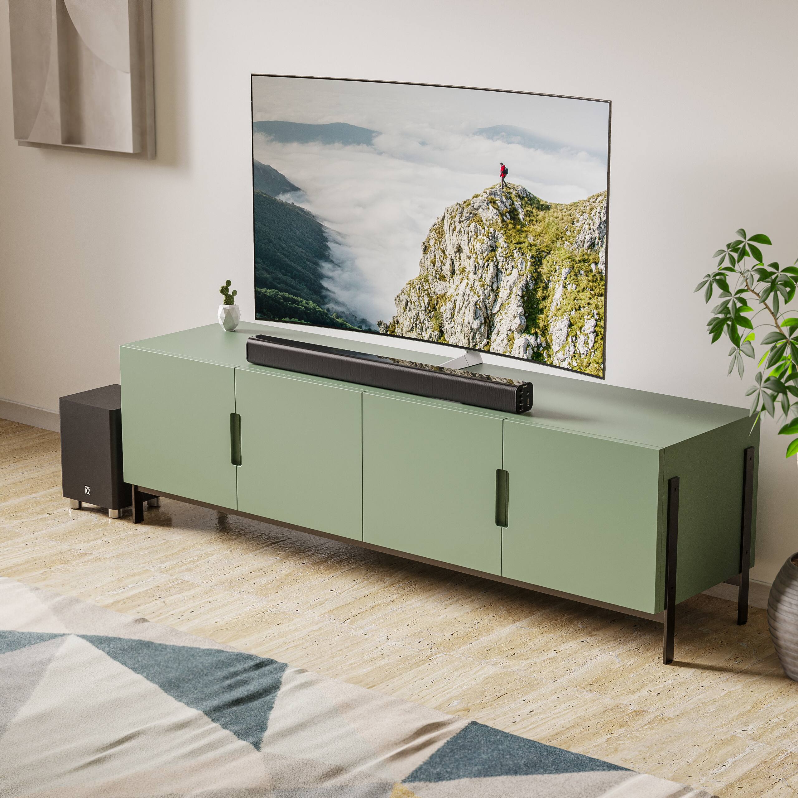 Angle. Majority Audio - Majority K2 Soundbar US (150W) - Black.