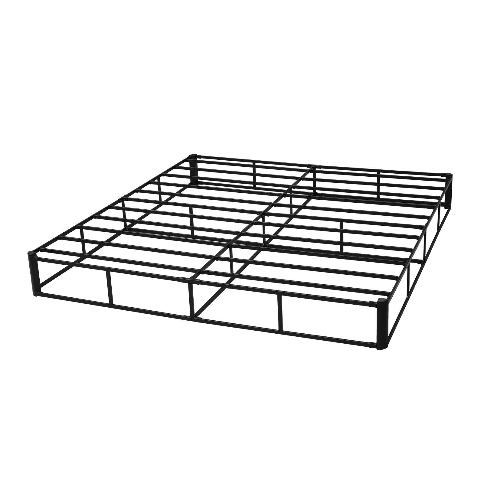 Alt View 5. VEVOR - Box Spring, King Size Bed Frame with Washable Fabric Cloth, Heavy Duty Metal Frame for King Bed - Black.