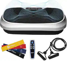 LifePro - Waver Mini Vibration Plate – Whole Body Exercise Machine for Weight Loss, Muscle Toning & Lymphatic Drainage - White