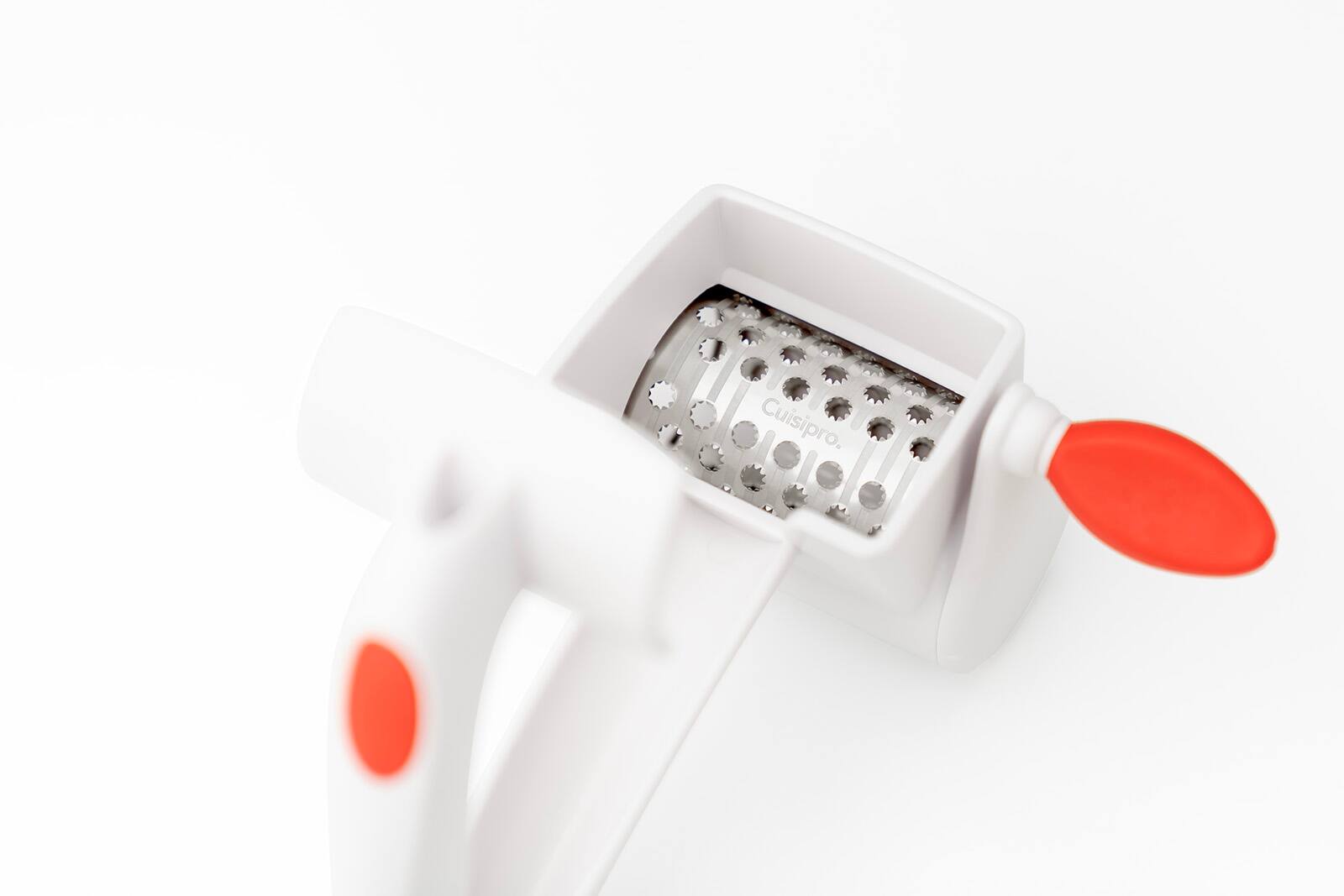 Alt View 1. Cuisipro - Surface Glide Technology Rotary Dual Grater White - White.