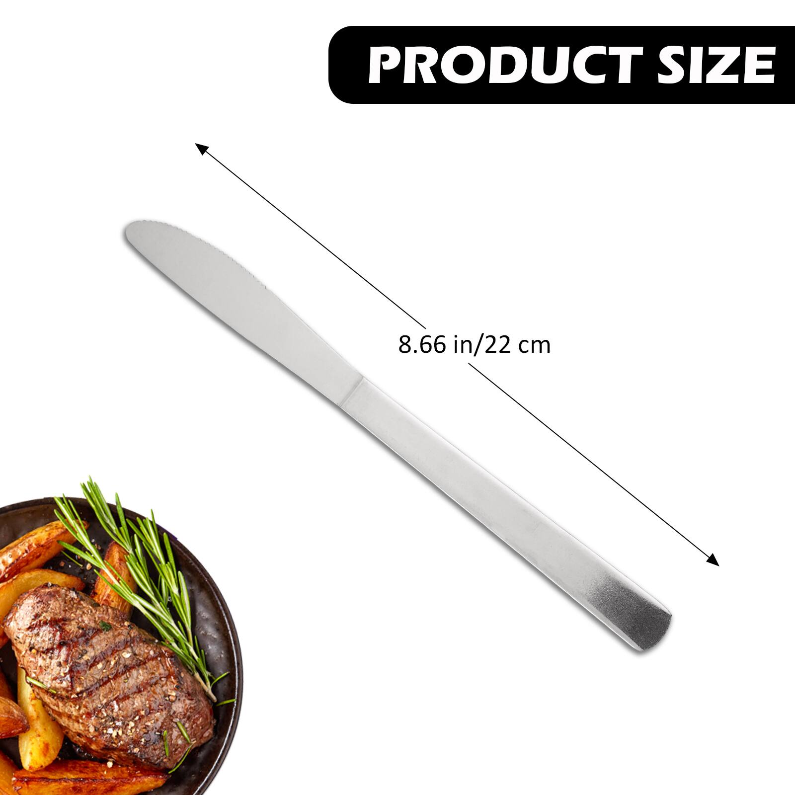 PRODUCT SIZE  
8.66 in/22 cm