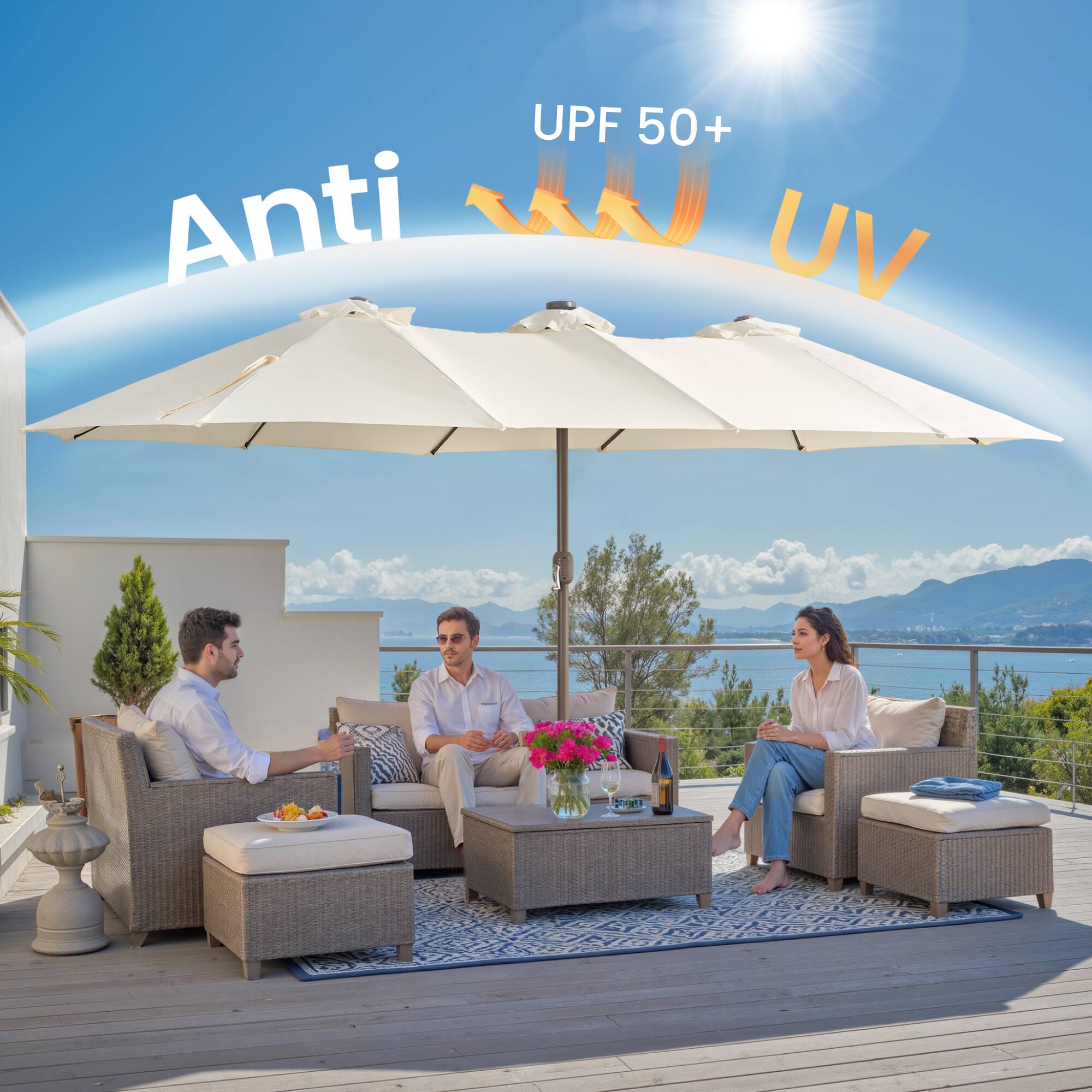 Anti UV UPF 50+