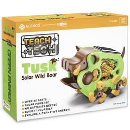 Elenco - Teach Tech Tusk Wild Boar Solar Robot Crawler STEM Building Set for Kids