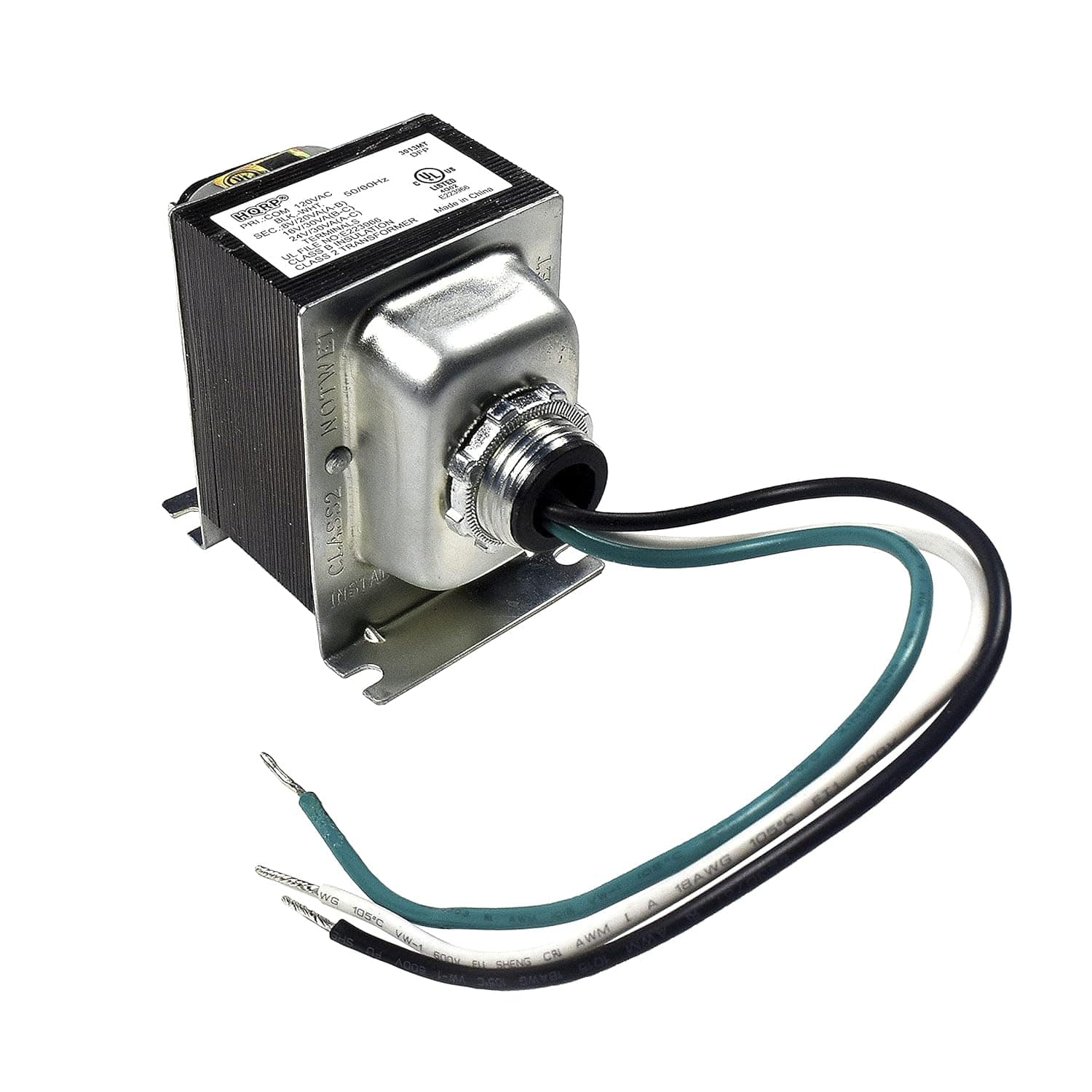 HQRP - Tri-Volt (8V 20VA, 16V 30VA or 24V 30VA) Transformer for Ring, Nest and Standard Doorbells Door Chime