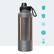 Alt View 14. Buzio - 40oz Insulated Water Bottle with Straw Lid and Spout Lid - Gray.