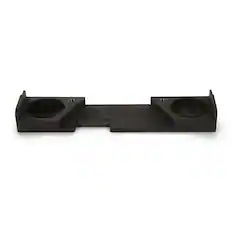 Front. QPower - QPower Dual 10" Sub Box - Chevy Silverado & GMC Sierra Double Cab 2014-2018.