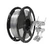 Front. Flashforge - PLA Silk 3D Printer Filament-1.75mm-1kg (2.2 lbs) Spool - Silver.