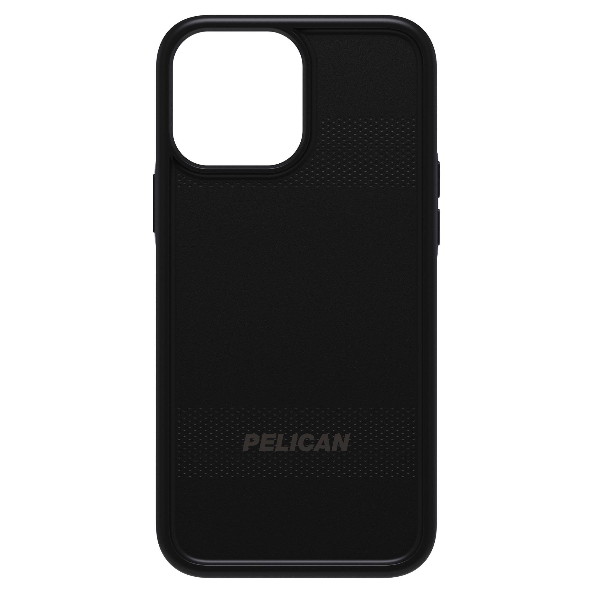 Front. Pelican - Protector Hardshell Case w/ MagSafe w/ Antimicrobial for iPhone 13 Pro Max - Black.