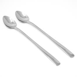 Norpro - Stainless Steel Iced Tea Spoons, 8.25-Inch, Set of 2 - Silver