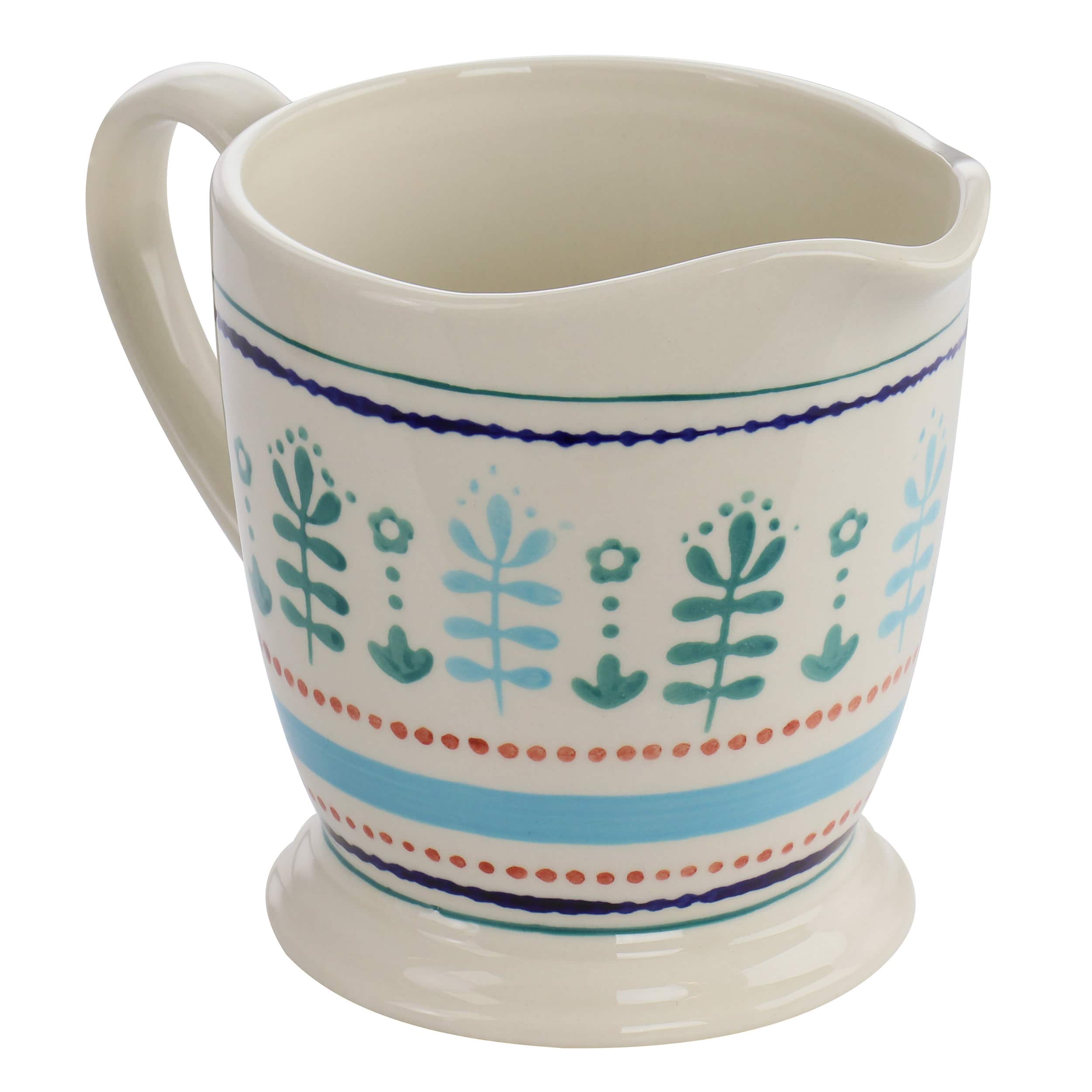 Gibson - Home Village Vines 1 Quart Stoneware Measuring Cup - Multi