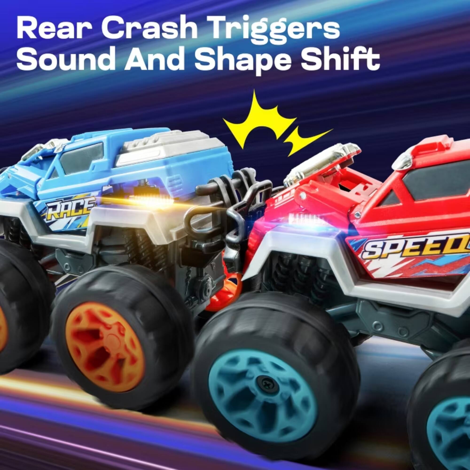 Rear Crash Triggers Sound And Shape Shift