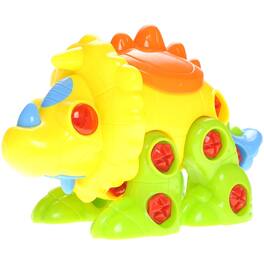 JuzToys - Dinosaur Toys for Kids 3-5, Take Apart Dino Building Set with Screwdriver, Sound & Light Effects - Multi
