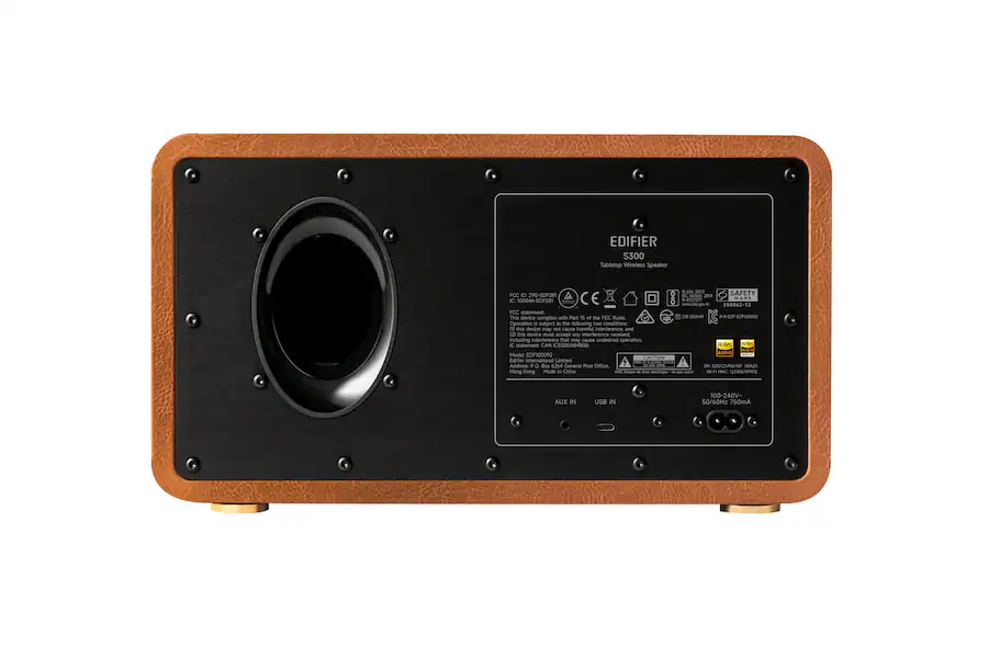 Edifier S300 Tabletop Wireless Speaker (Each) Brown S300 BROWN - Best Buy