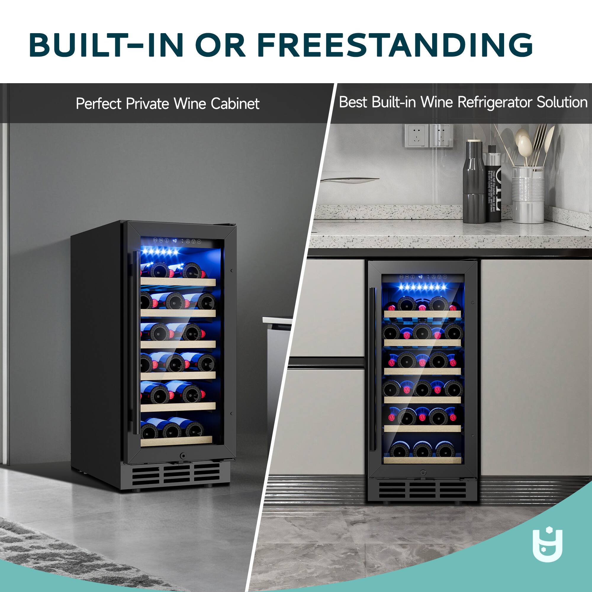 BUILT-IN OR FREESTANDING

Perfect Private Wine Cabinet

Best Built-in Wine Refrigerator Solution